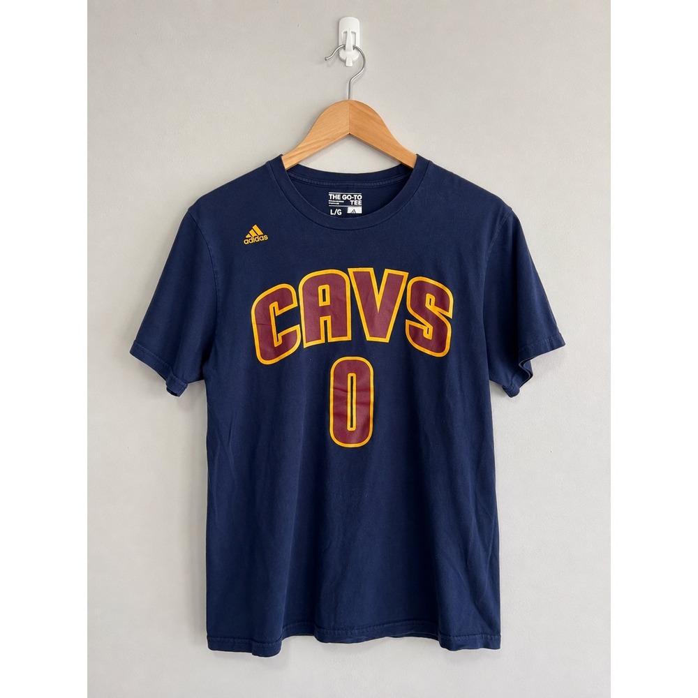 Adidas Cleveland Cavaliers Kevin Love 0 NBA Navy Blue T-Shirt Mens Large L/G
